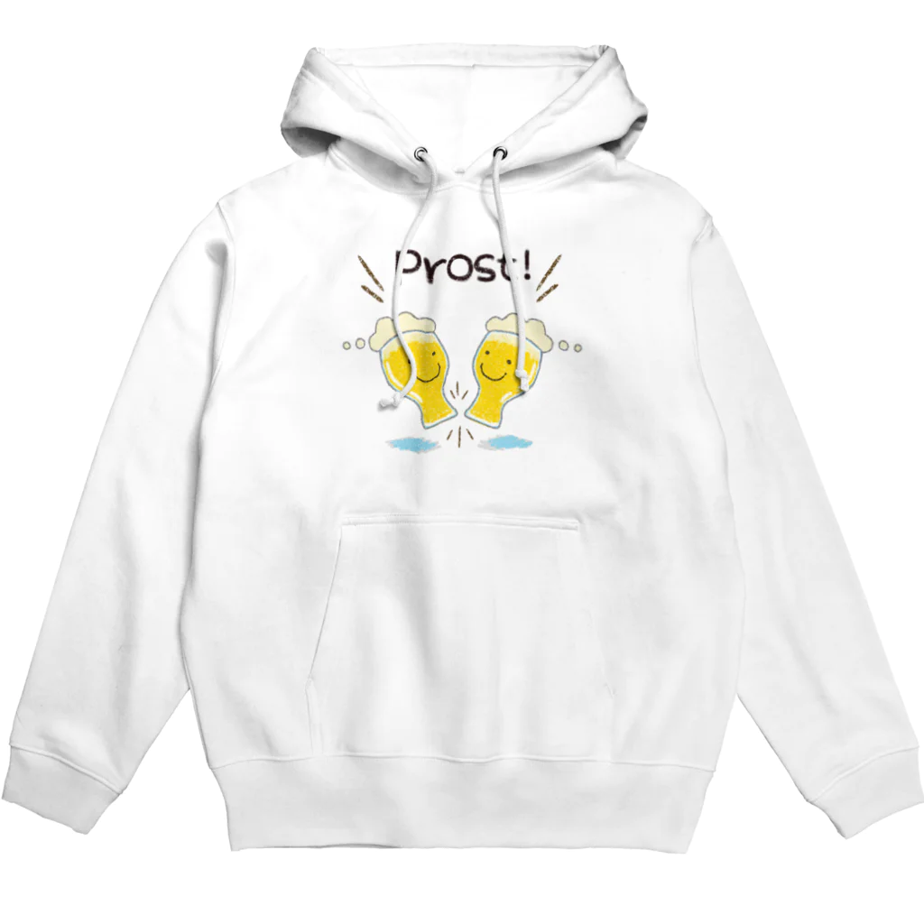 Handgestrickt Ju shopのヴァイスちゃんとProst！（乾杯！） Hoodie