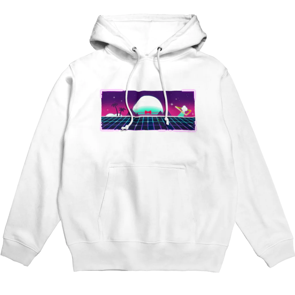 いちぼ君のお店のICHIBO-SynthWave Hoodie