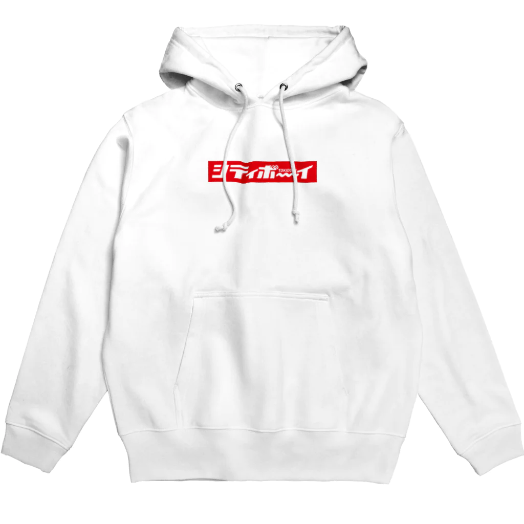 ÿøshihirøのCITY BOY ロゴ3連シリーズ Hoodie