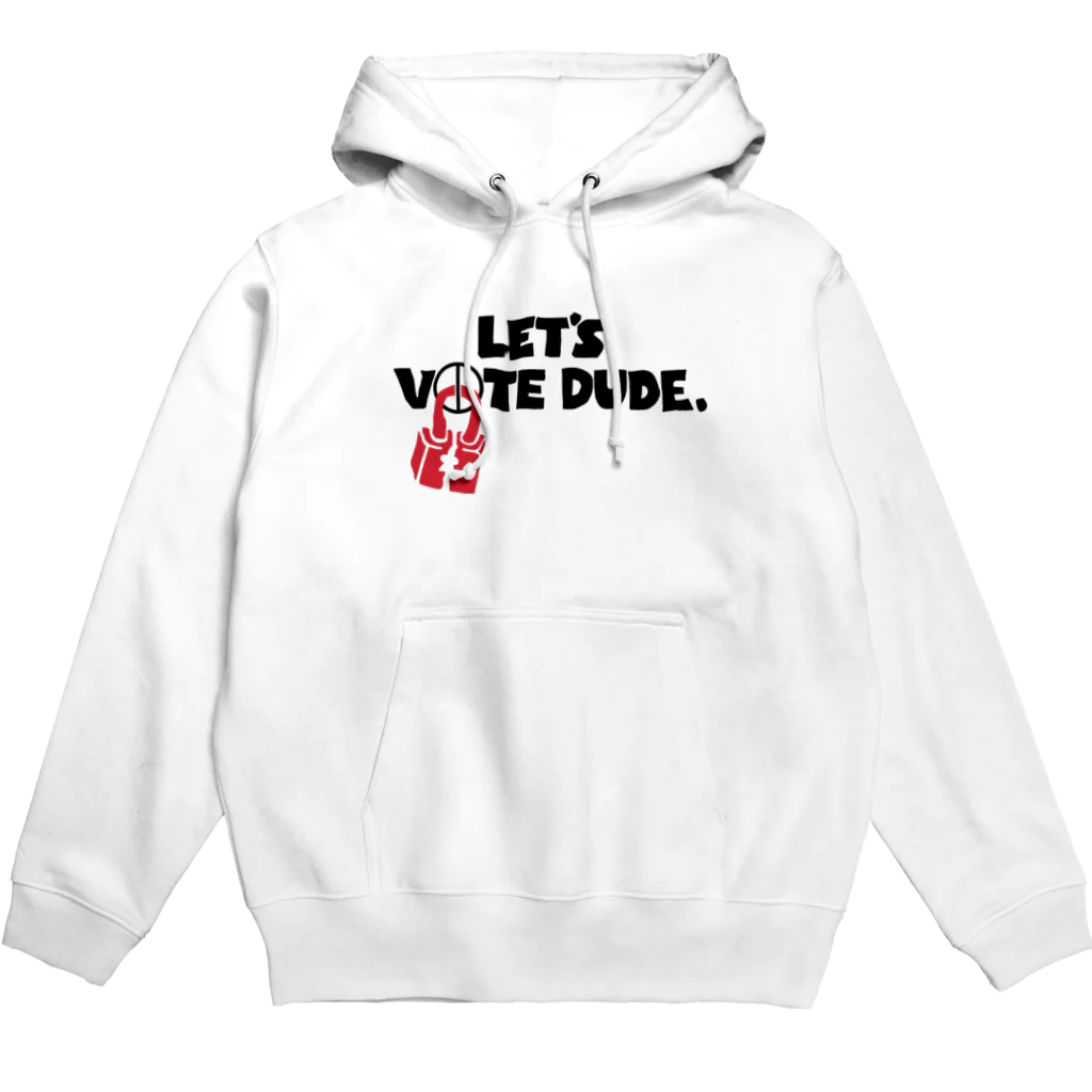 R.MuttのLet's vote dude. パーカー