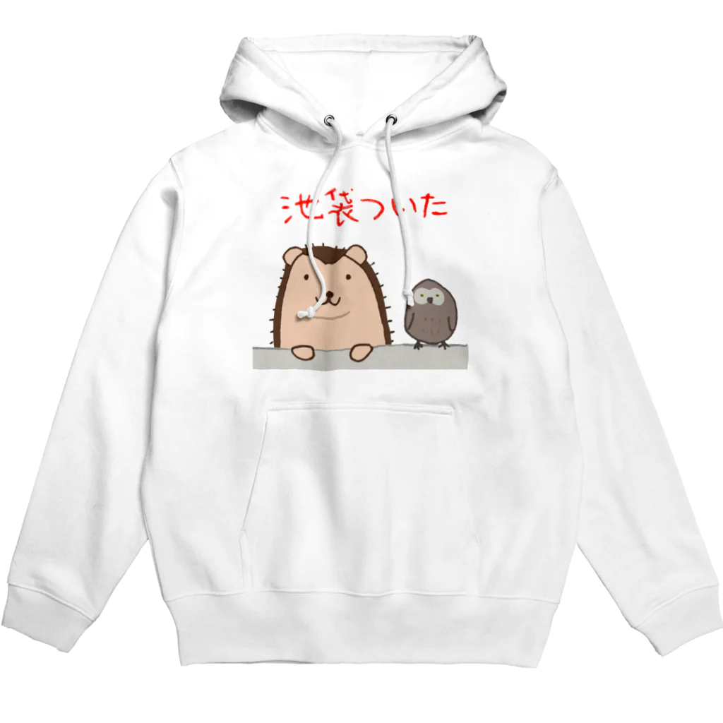 二足歩行のハリネズミ はりさんのはりさん池袋に到着 Hoodie