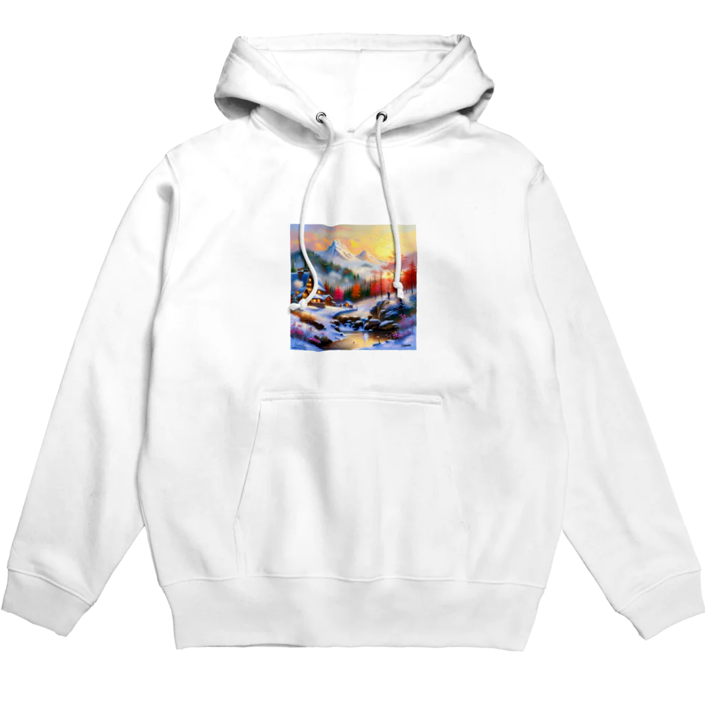 P.H.C（pink house candy）の幻想的な雪景色のグッズ Hoodie