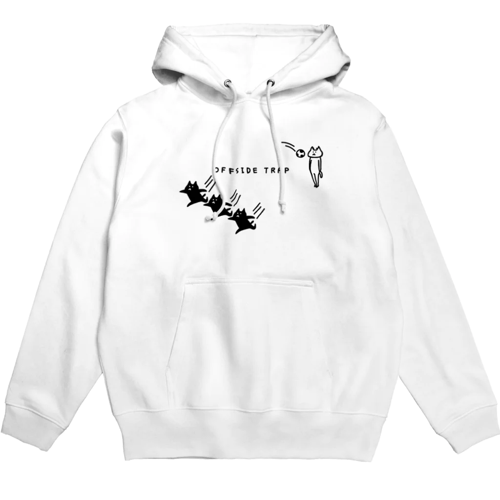 PokuStarのサッカー　オフサイドトラップ Hoodie