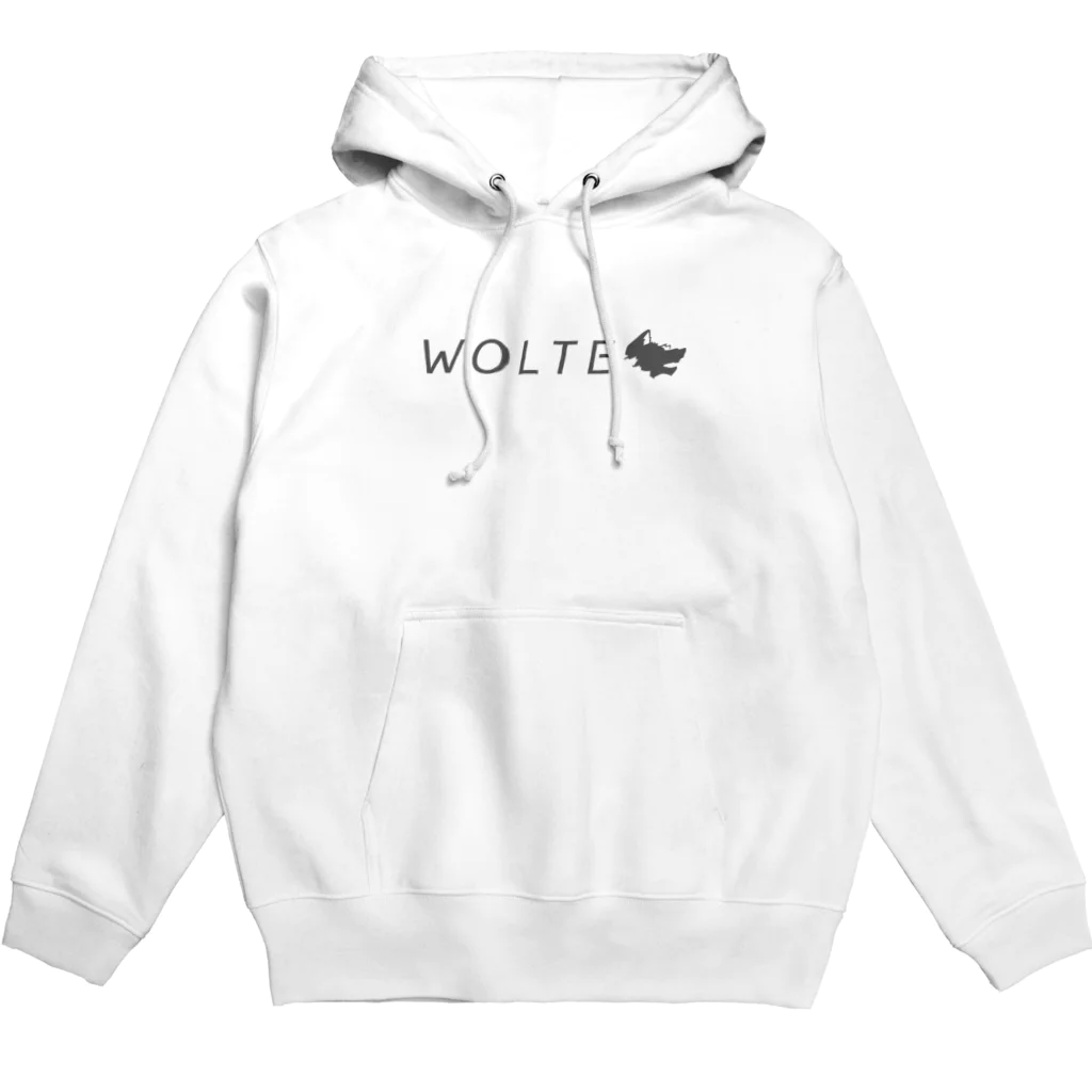 WOLTEのWOLTEシンプルロゴ / ロゴカラー・グレー Hoodie