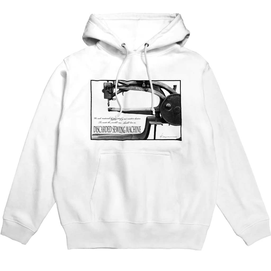 Kazumichi Otsubo's Souvenir departmentの棄てられたミシン ～ BW Hoodie