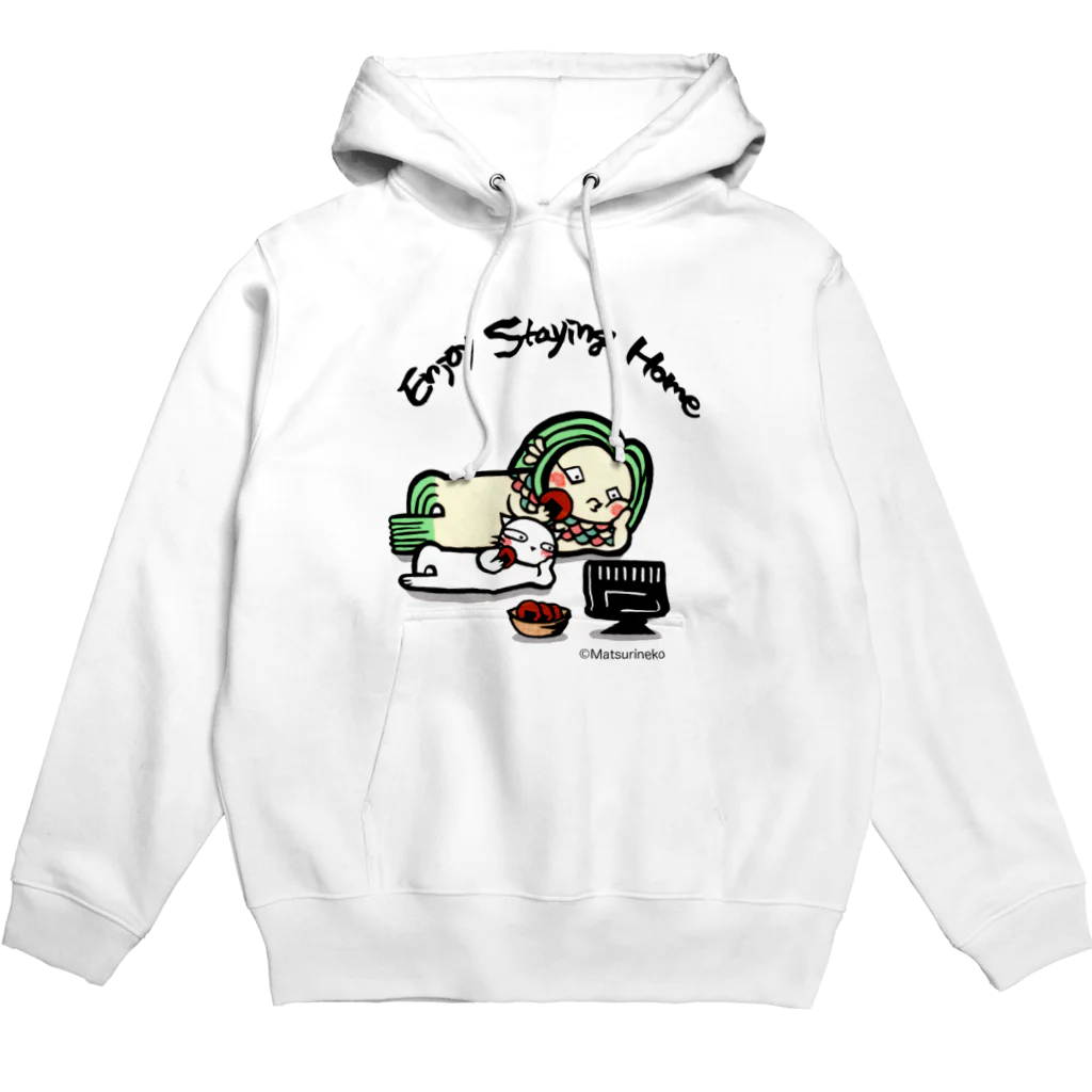 まつり猫ショップのEnjoy Staying Home２ Hoodie