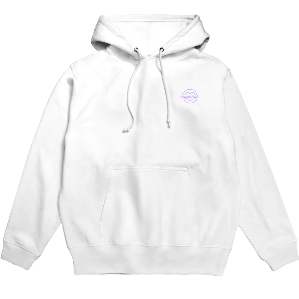 ちゅーんの【emomeral】 ~emomeralロゴビッグシルエットパーカー/パープル~ Hoodie