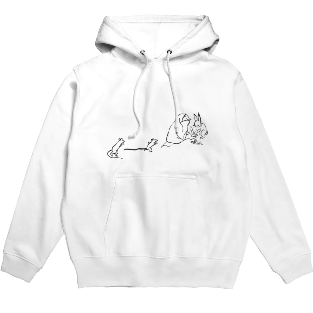 こどはりのおきゅう日和戯画大集合 Hoodie