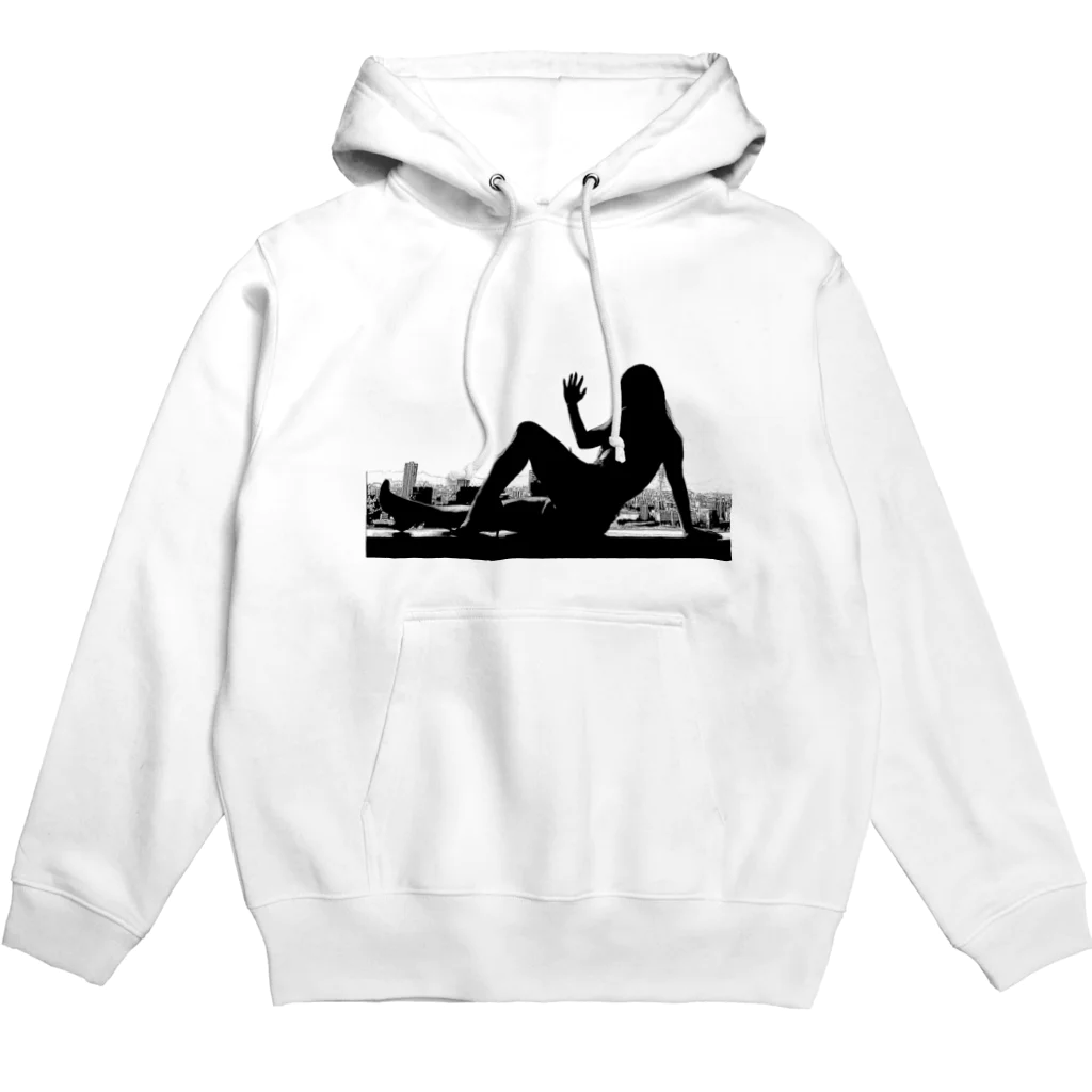 うの UNOの窓際のうの（白黒） Hoodie