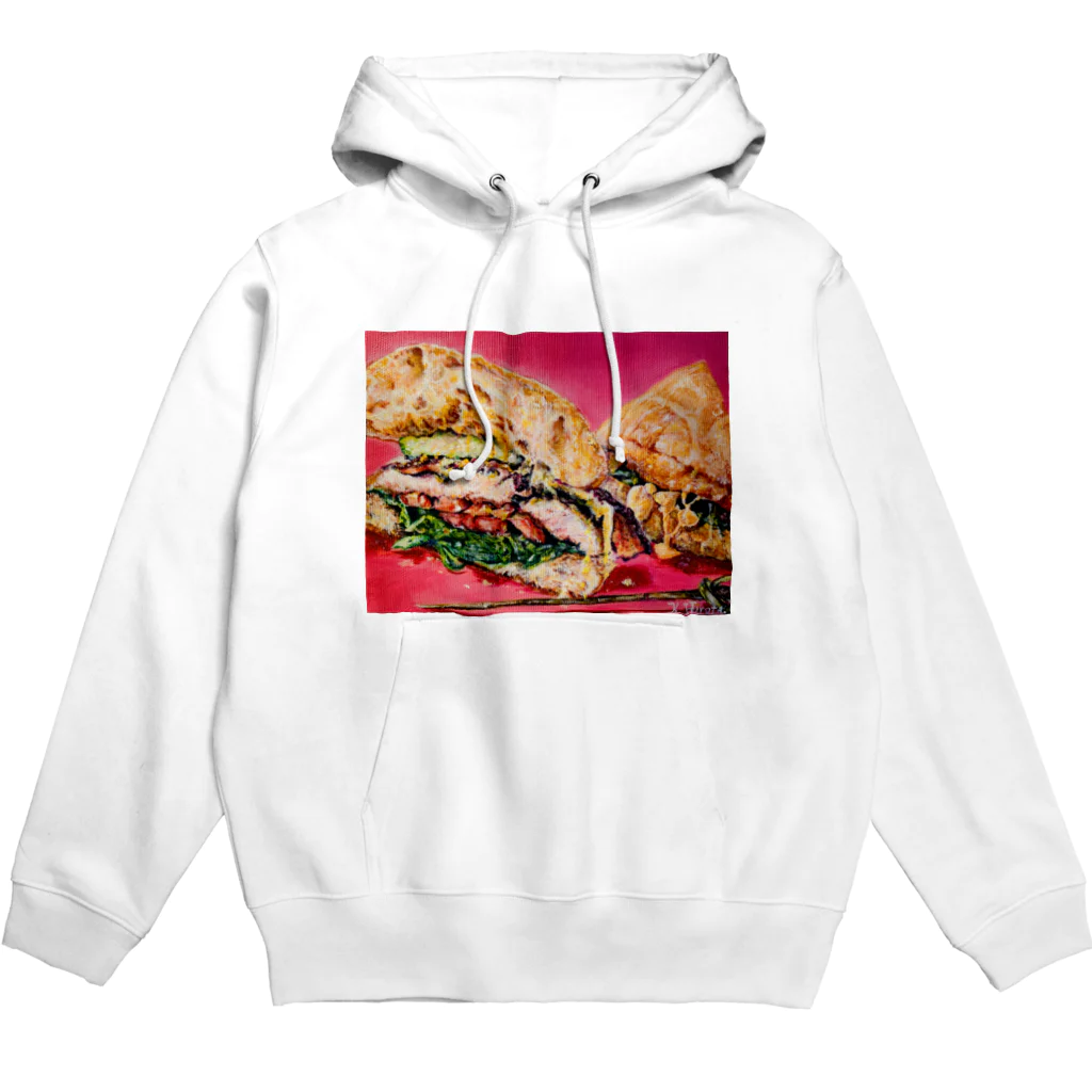 TAMEPANDA presents L♡BSTeRRRのクランチー！　チーズとズッキーニとチキンブレストのBLT！ Hoodie