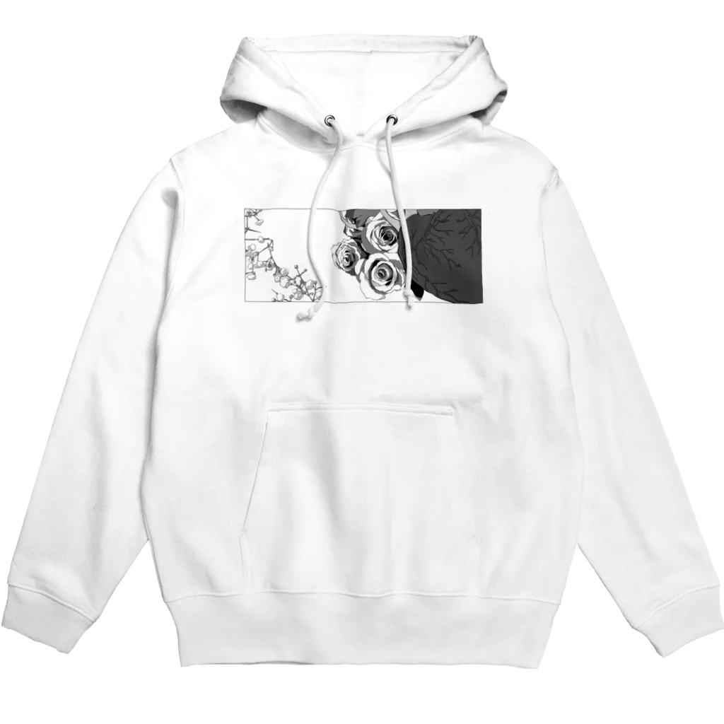 藤島がらすの心臓と花 Hoodie