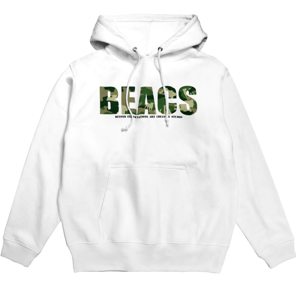 BEACSのBEACS　ロゴ1（パグ） Hoodie