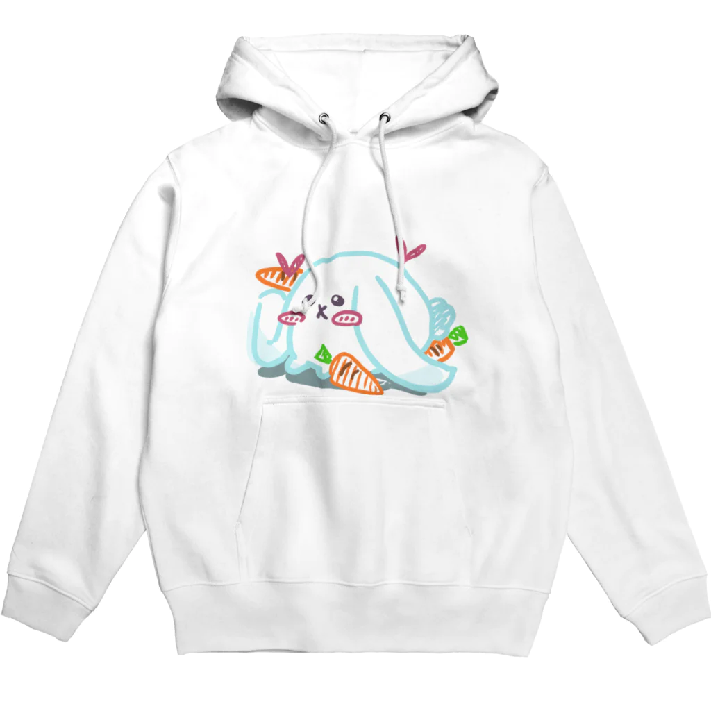 塩茹でそらまめのみみながうさぎ Hoodie