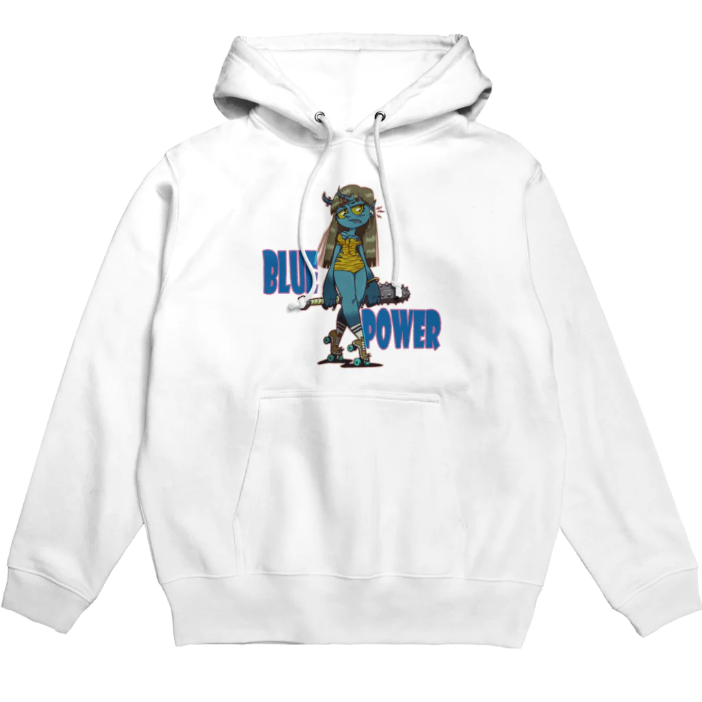 nidan-illustrationの“BLUE POWER” Hoodie