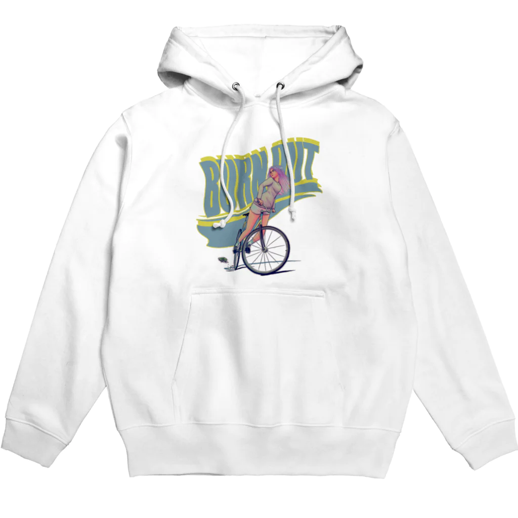 nidan-illustrationの"BURN OUT" Hoodie