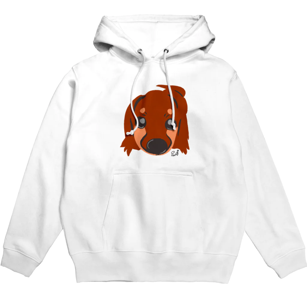 shop  wizのドアップチョコタンワンコ Hoodie