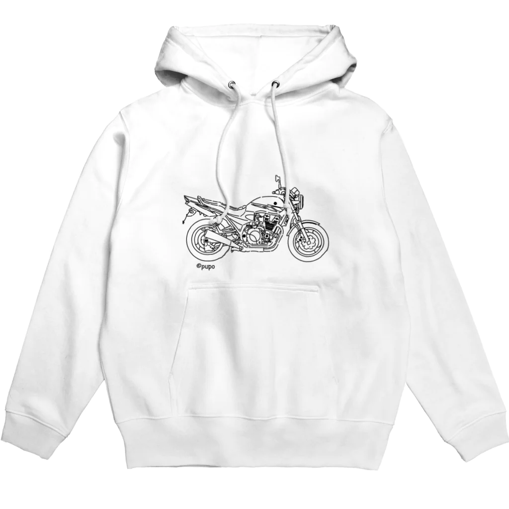 maruc.pupoのネイキッドなバイク Hoodie