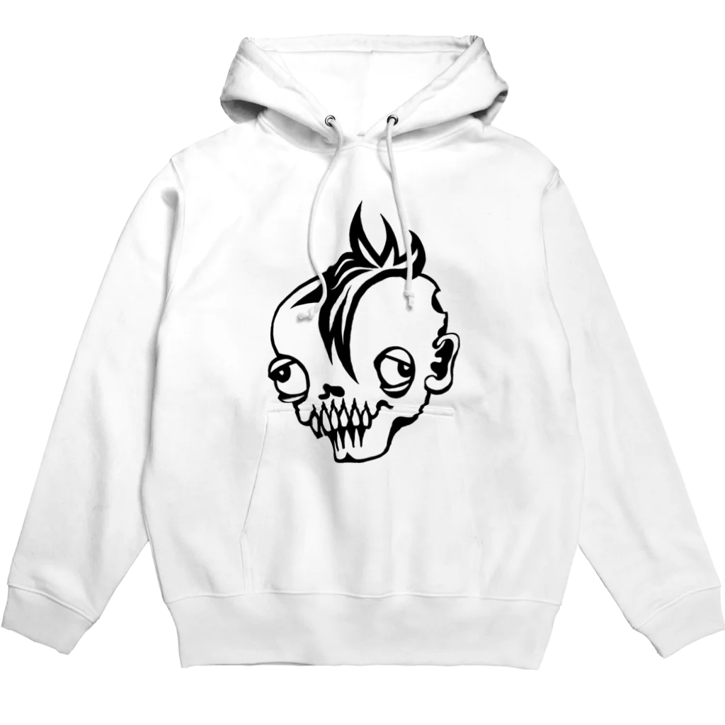 劇団スカッシュOFFICIAL WEB SHOPのゾンビパーカー（プリント：ブラック） Hoodie