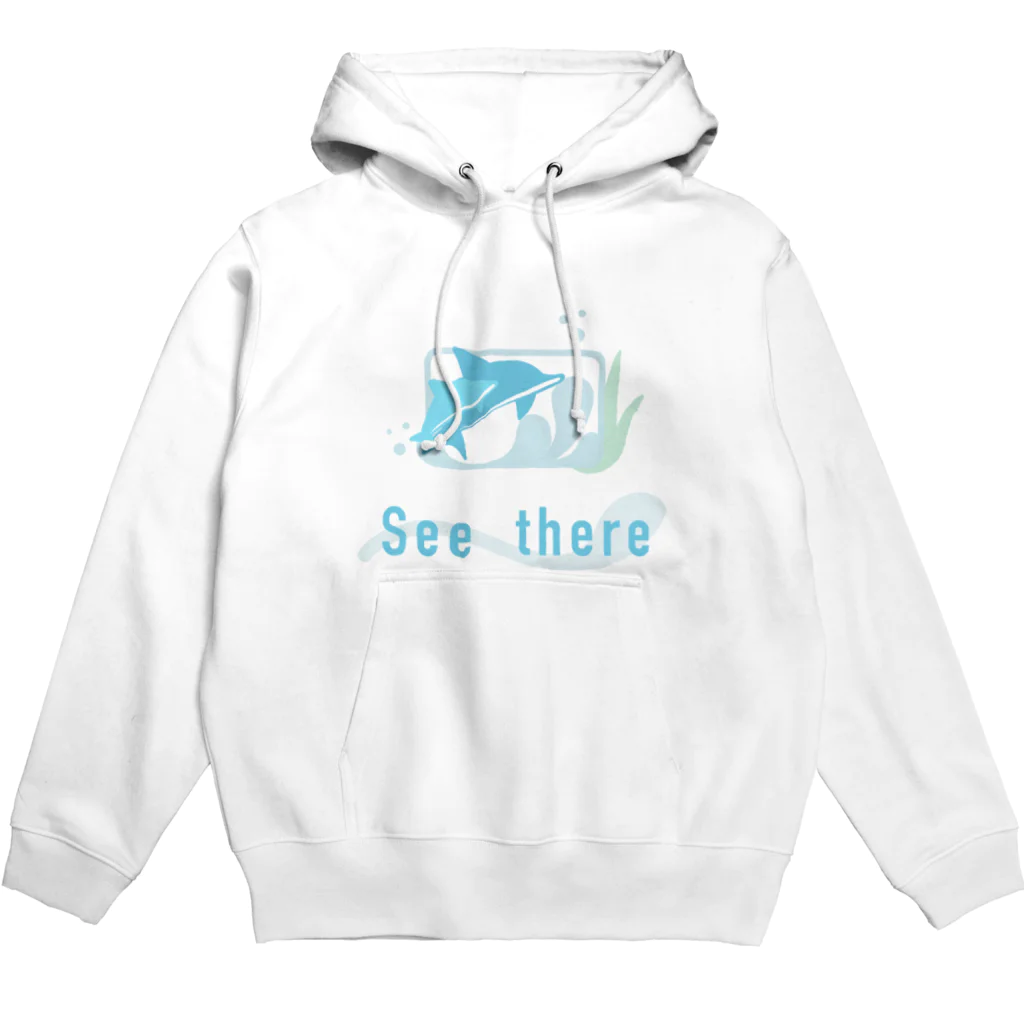 Direction of the sunのほら、そこに、イルカら。 Hoodie