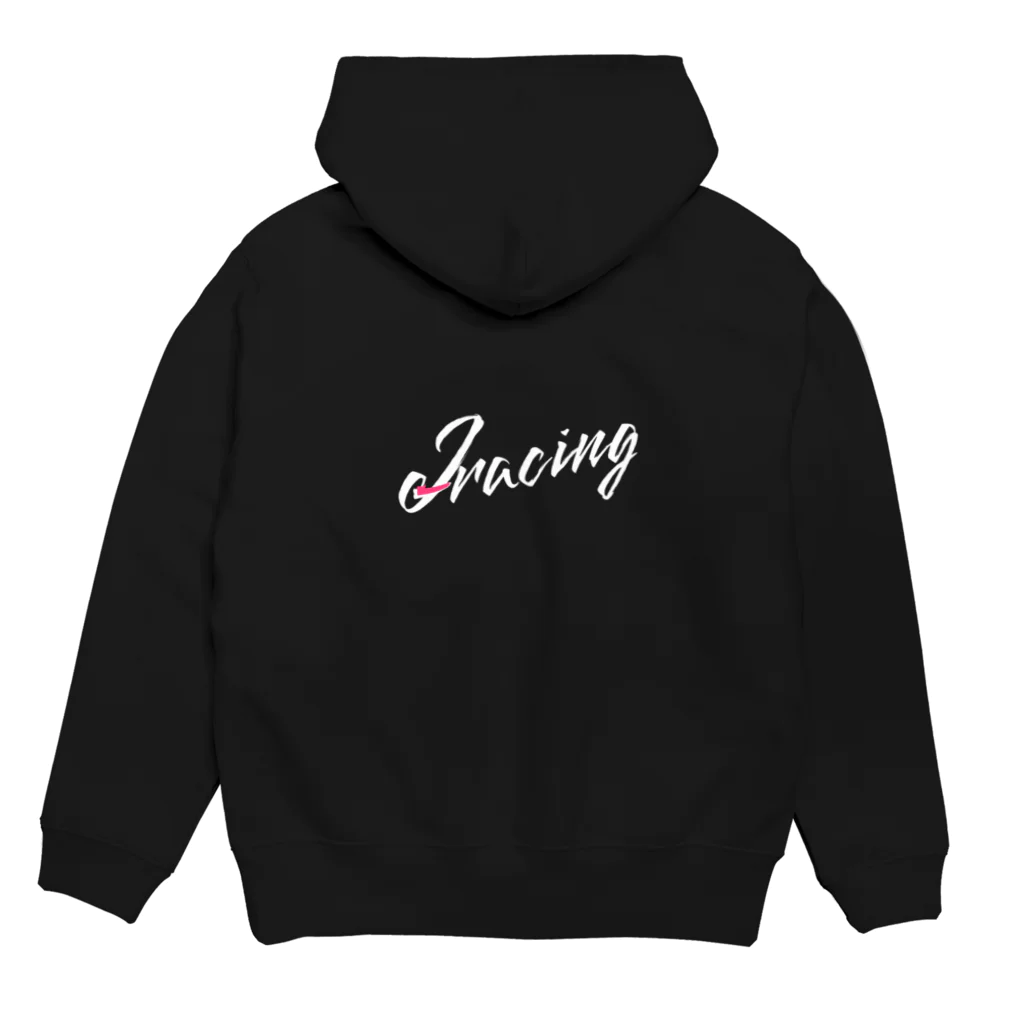 ジェイレーシングの白文字 Hoodie:back