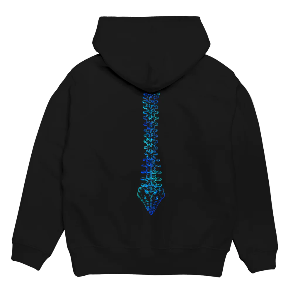 柚子コショウの脊柱 Hoodie:back