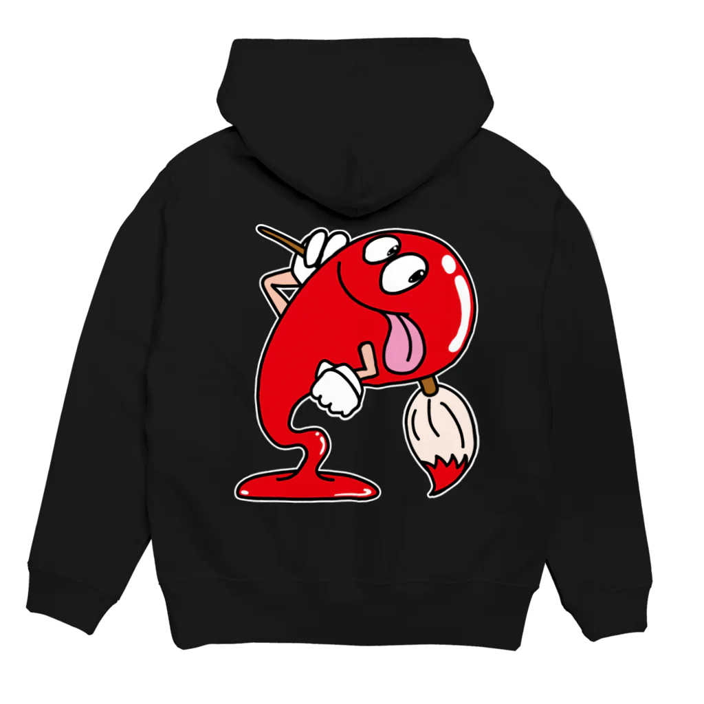 わたるさんのdesignの絵具（インク）くん Hoodie:back