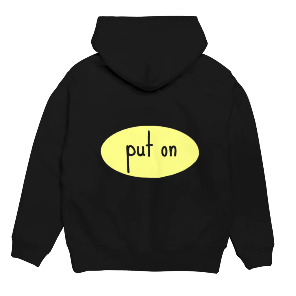 gramのcircle puton foodie Hoodie:back