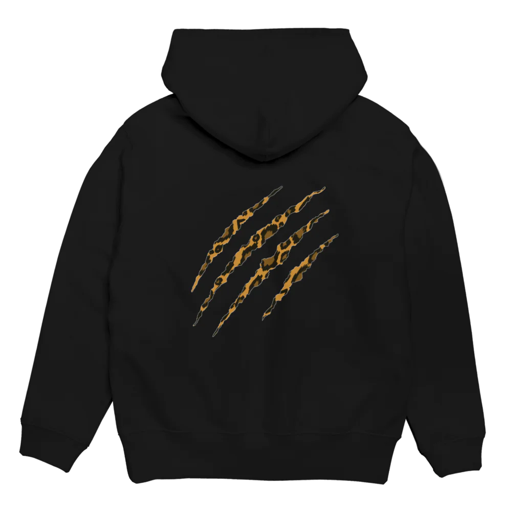 REON-T公式グッズショップの【全16色】豹柄REON-Tロゴ Hoodie:back