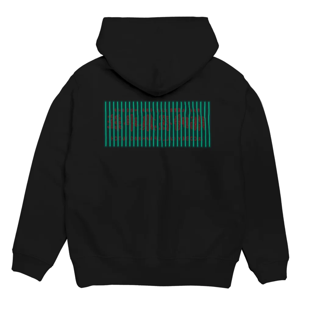 oceanviewviewのネガネオン「臨時召集半荘」 Hoodie:back