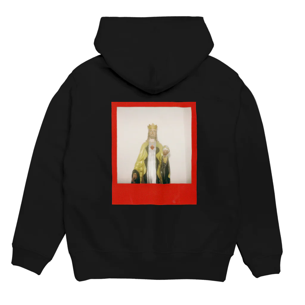 MountainBooks&RecordsのPolaroid "King Jesus" Hoodie:back