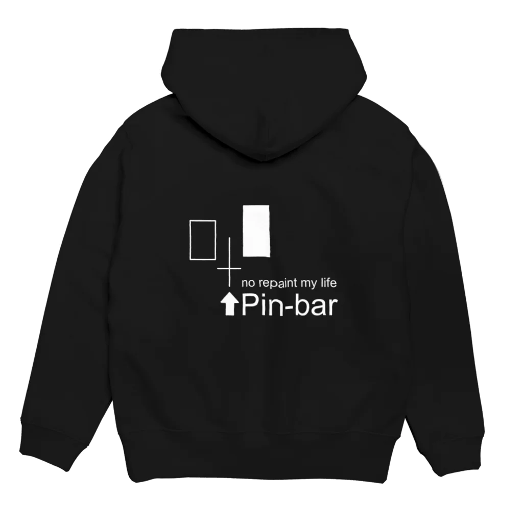 高田万十のno repaint Pin-bar Hoodie:back