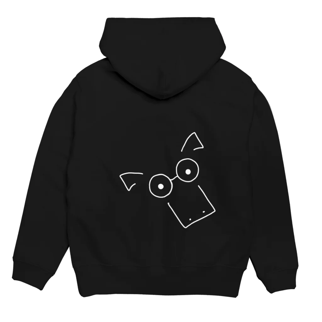 yötön yöのばくれしパーカー(白) Hoodie:back