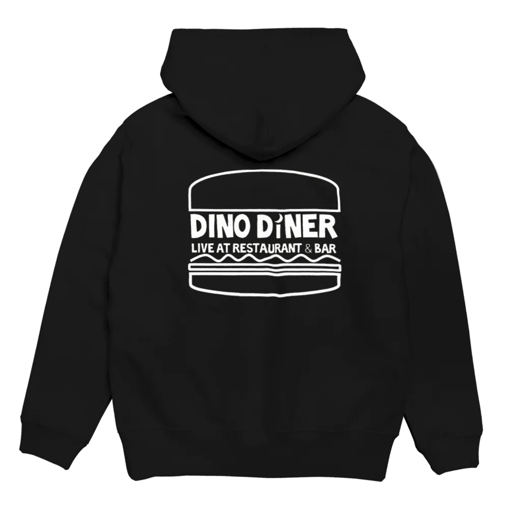 DINO DINERのDINO DINERロゴTシャツ Hoodie:back