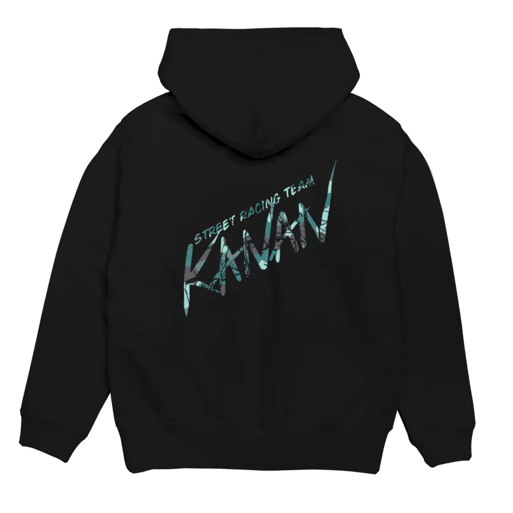 浦霞のSRT Kanan officialパーカー限定迷彩色 Hoodie:back