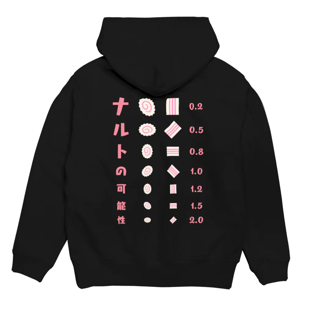 kg_shopの[★バック] ナルトの可能性【視力検査表パロディ】 Hoodie:back