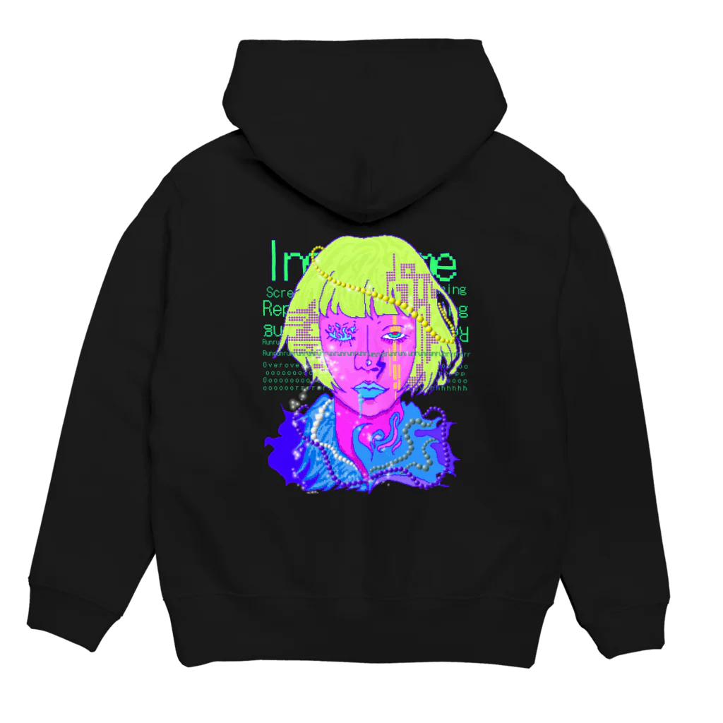 yukikiのgame girl AFK… Hoodie:back