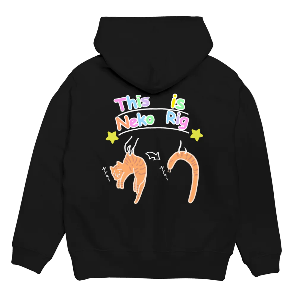 ばすねこのねこりぐ/後藤スペシャル Hoodie:back