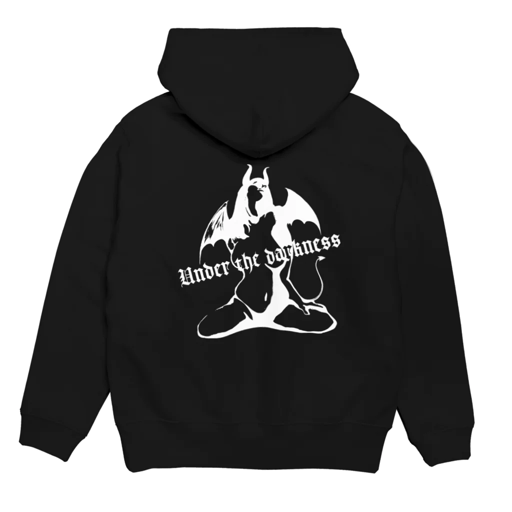 イラストレーター トツカケイスケのUnder the darkness Hoodie:back