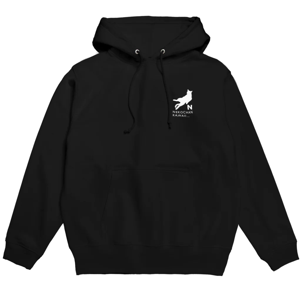 CHICHIZŌのNEKOCHAN KAWAII…(白) Hoodie