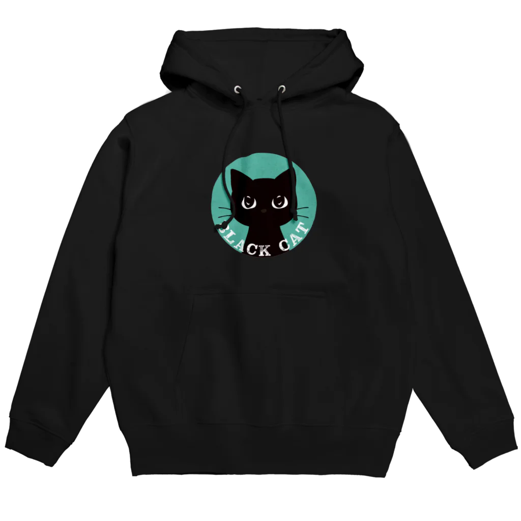 あずき缶のBLACK CAT Hoodie