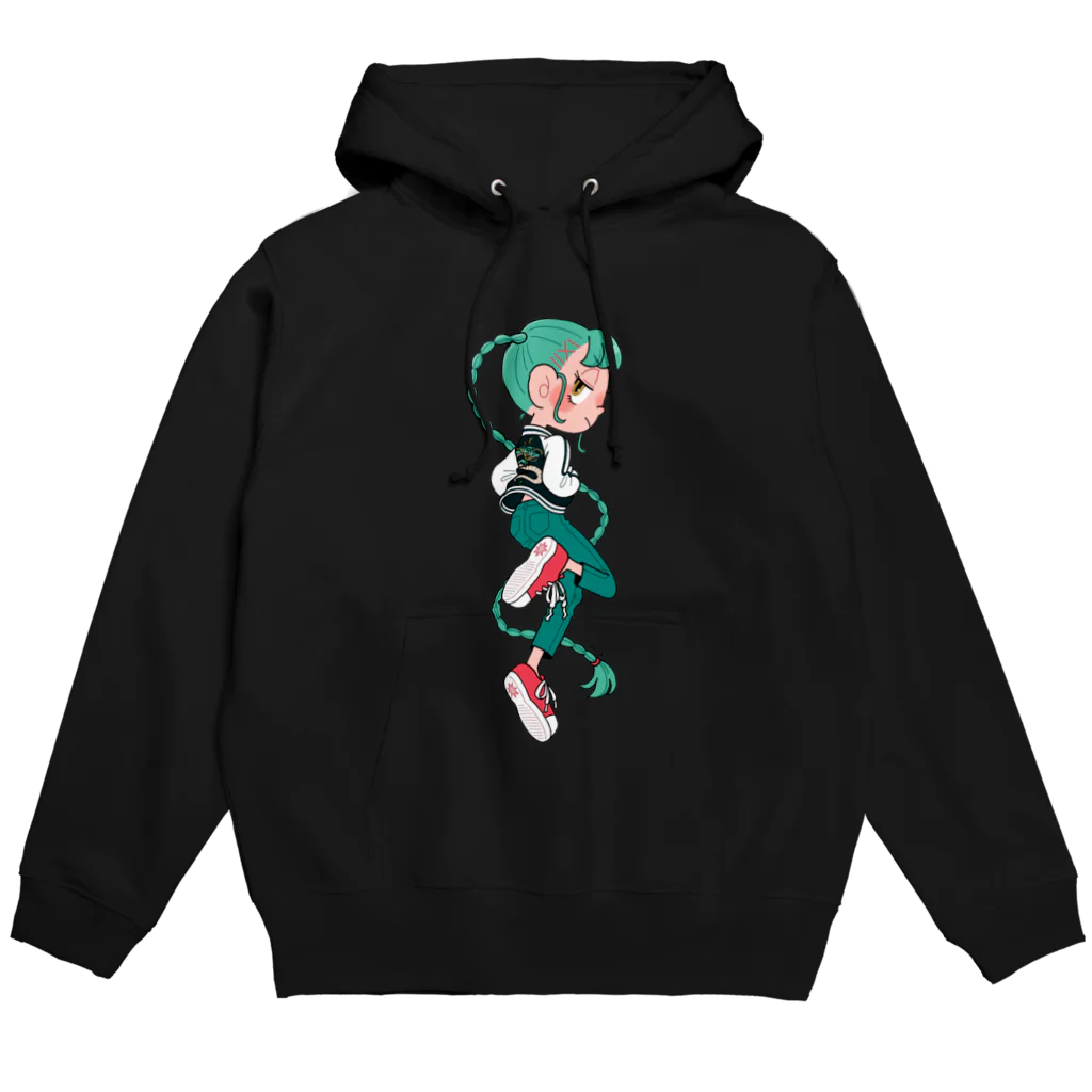 おおつきあやの辰年ガール Hoodie