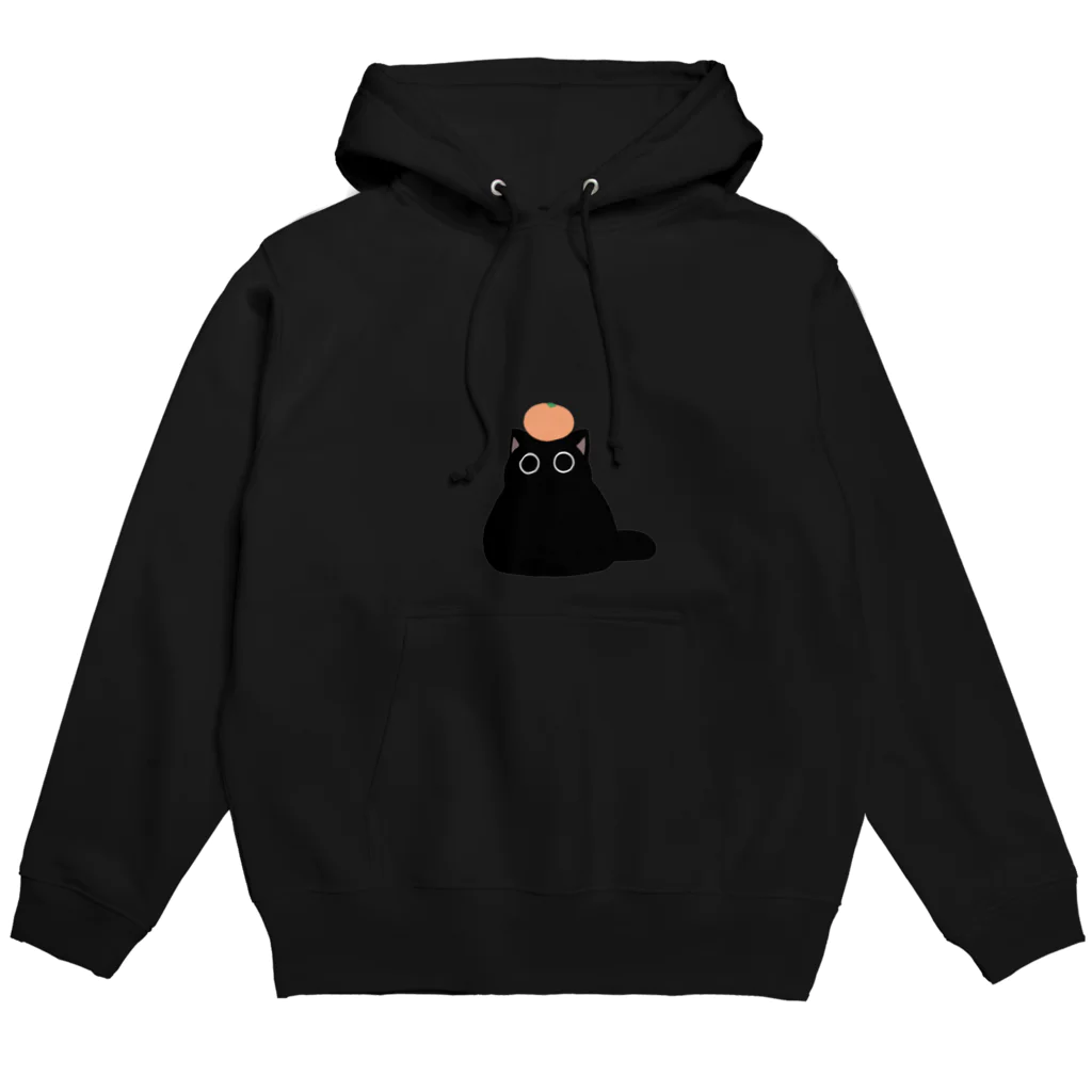 めがてるのくろねこ鏡もち Hoodie