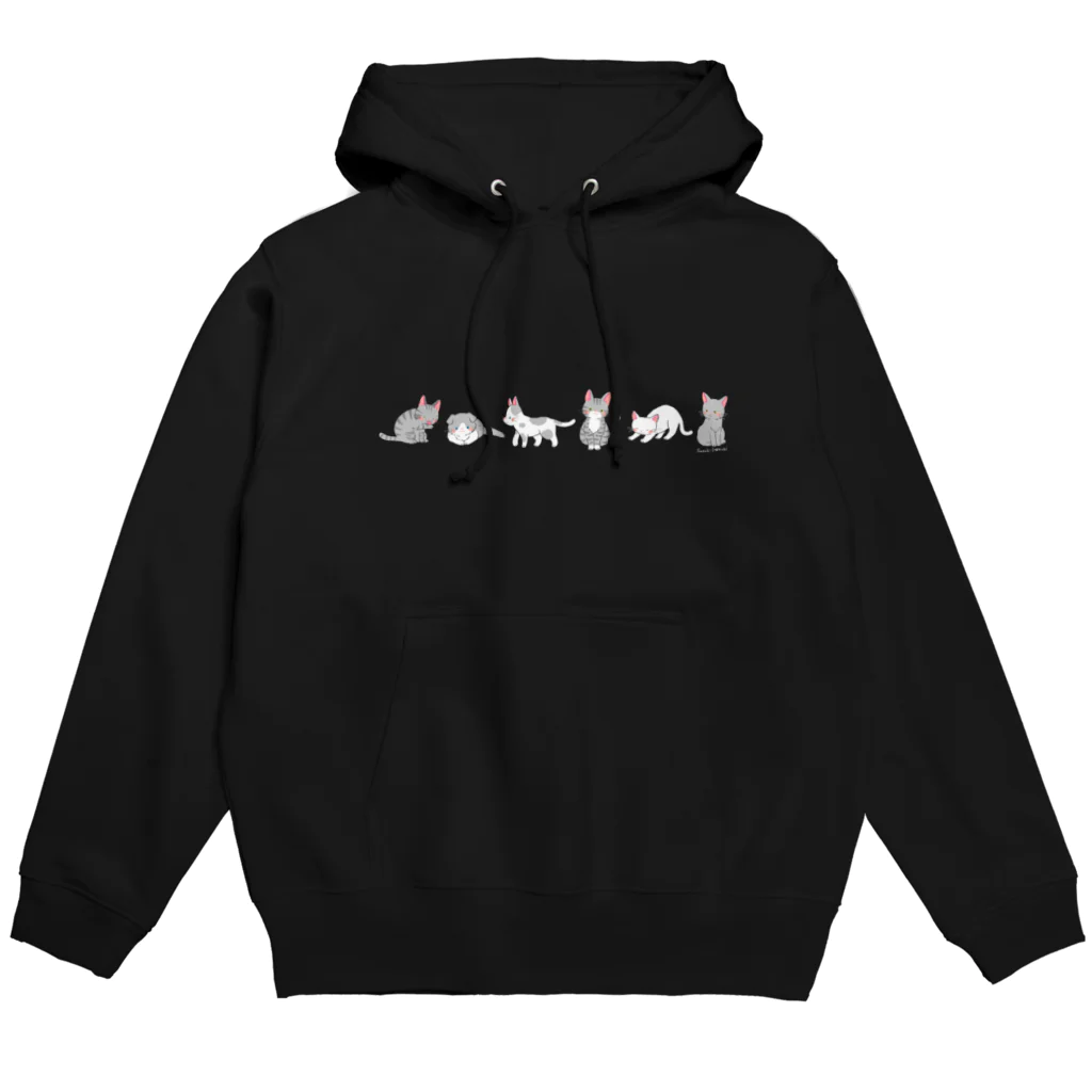 すずきいときちのねこならぶ Hoodie