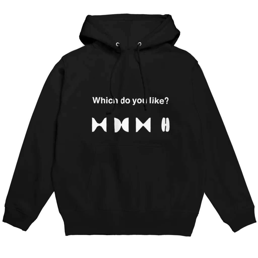 S3のWhich do you like?(白) Hoodie