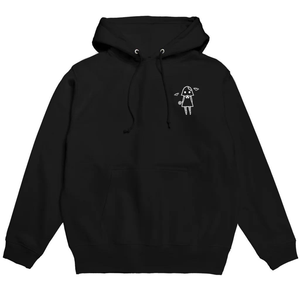 REDRUMのOBAKE HEAD GIRL Hoodie