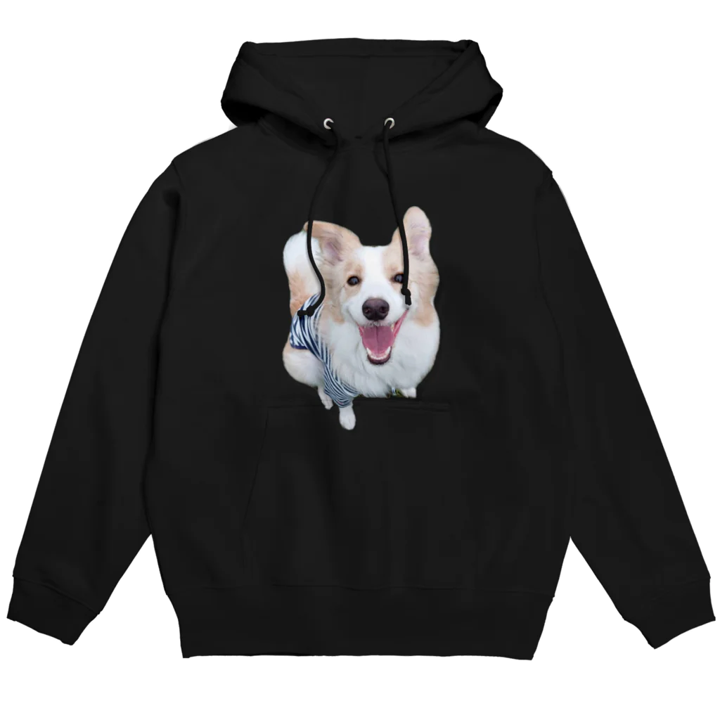 2514家のホッパーのボーダーコリー 僕はホッパー〜キラキラ笑顔ver.〜 Hoodie