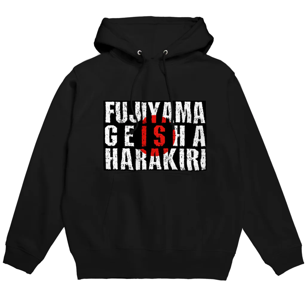 天国東京 世田谷supermarketの富士山芸者腹切パーカー Hoodie