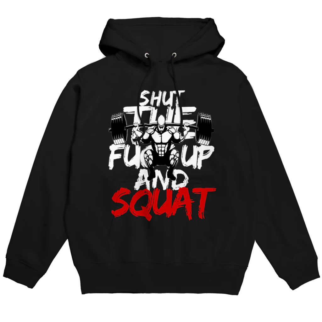 RampageWorkout のBig3 Squat Hoodie 黒系色 パーカー