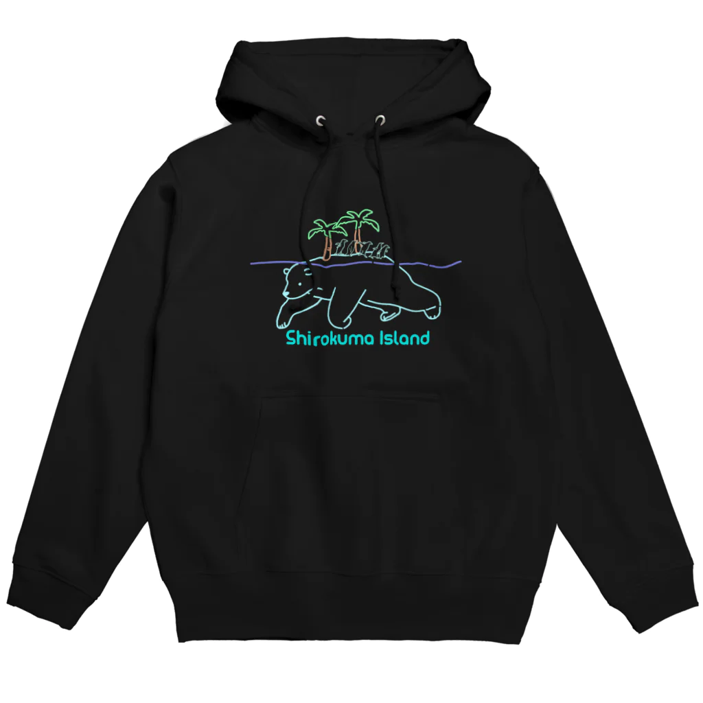 シロクマ商店のシロクマ島 Hoodie