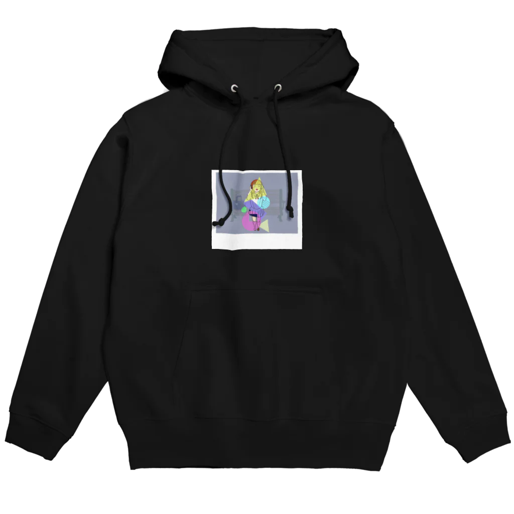 eripanの音楽を聞く高校生 Hoodie